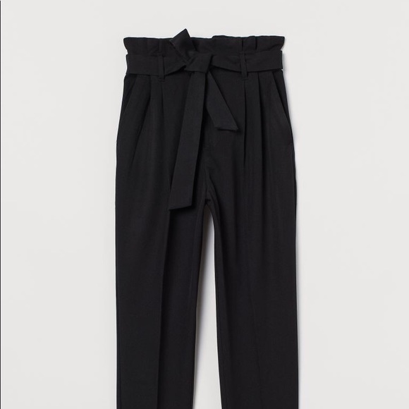 H&M Tie Waist Paperbag Pants | 4 - Picture 1 of 7